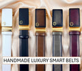 Handmade Luxury Italian Leather Ratchet Smart Belt for Men – Automatic Adjustable Men's Dress Belt | Multiple Colors